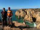 Ronald und ich beim Praia do Barranco do Martinho (28. Nov.)