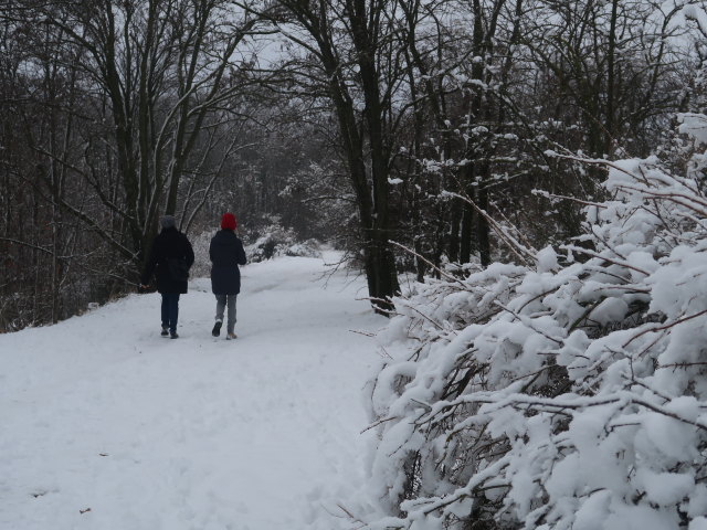 Sabine und Mama beim Süßenbrunner Badeteich