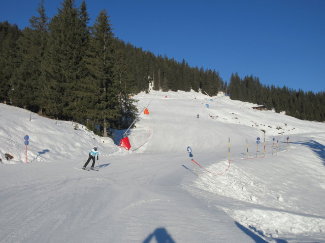 Sarah auf der Verbindung B&auml;denbadkogel I + II (31. Dez.)