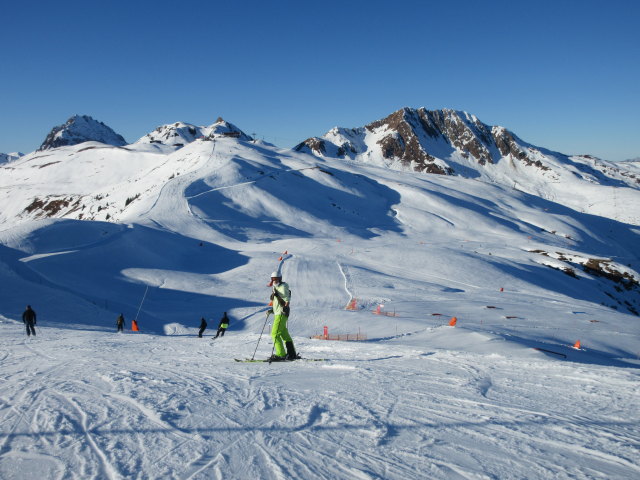 Arian auf der Hanglalmabfahrt (31. Dez.)