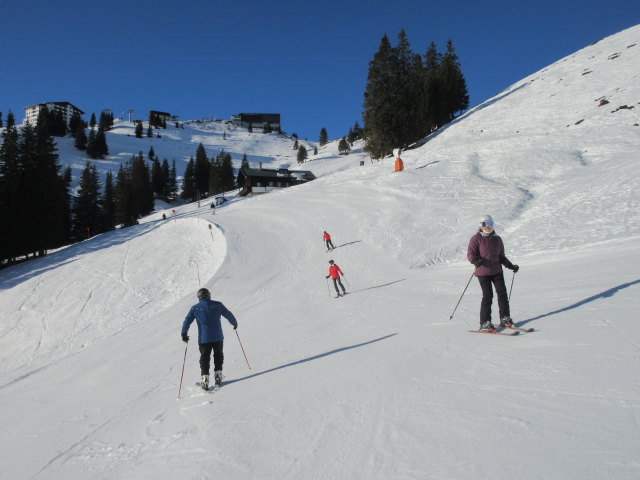 Sabine auf der Kapellenabfahrt (1. J&auml;n.)