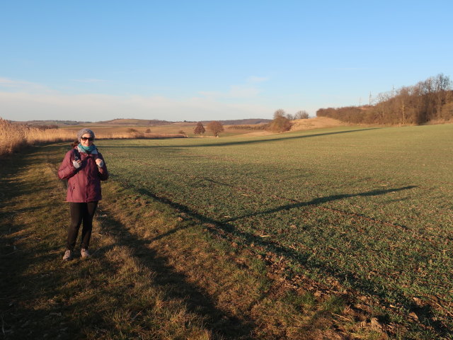 Sabine beim Neubauer Bach zwischen Ladendorf und Bahnhof Neubau-Kreuzstetten