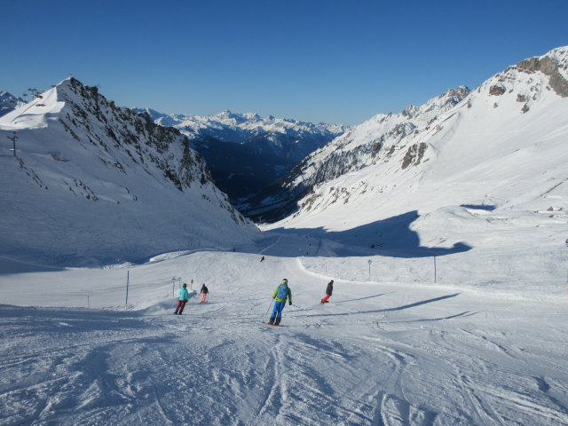 Markus auf der Valfagehrpiste (15. Jän.)