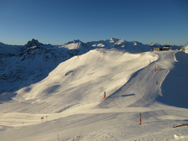 von der Ulmer Hütte Richtung Südwesten (16. Jän.)