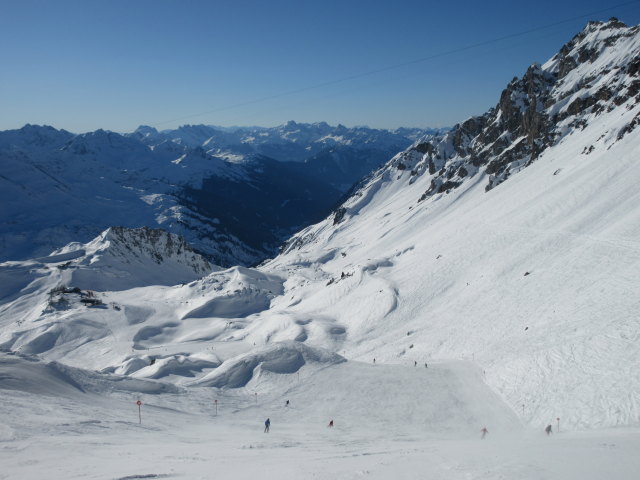 Markus auf der Valfagehrjochpiste (16. Jän.)