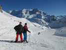 Markus und ich auf der Muggengrat-Täli-Piste (15. Jän.)