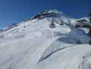 Schlegelkopf-Rudalpe-Lech-Piste von der Kriegerhornbahn aus (15. Jän.)