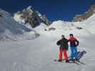 Markus und ich auf der Muggengrat-Täli-Piste (16. Jän.)