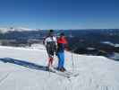 Georg und ich auf der Panoramaabfahrt