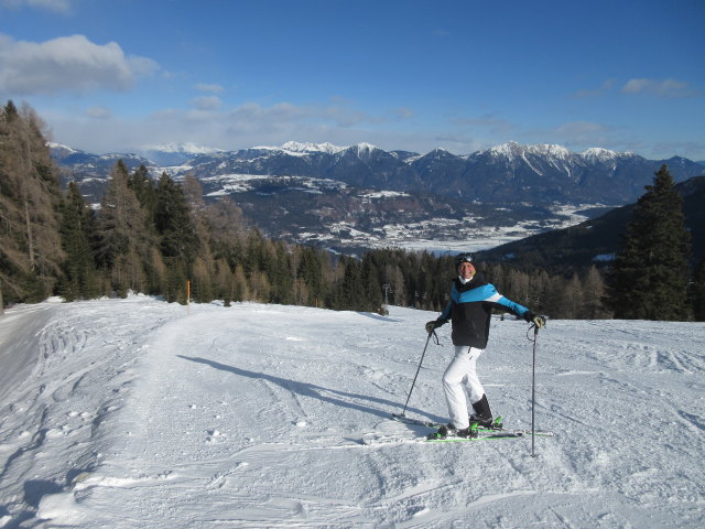 Frank auf der Leitern-Abfahrt