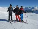 Ronald, Markus und ich auf der Piste 45