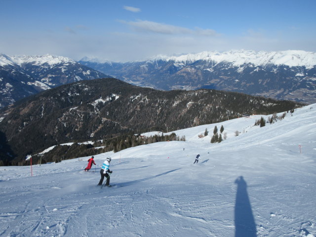 Sarah auf der Eggeralmabfahrt