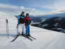 Frank und ich auf der Tschaneckpiste