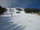 Tschaneckpiste von der Tschaneckbahn aus