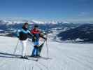 Frank und ich auf der Hochfeldabfahrt