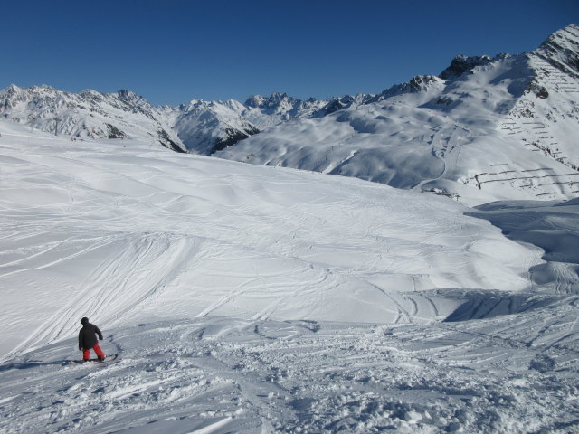 Markus neben der Piste 12