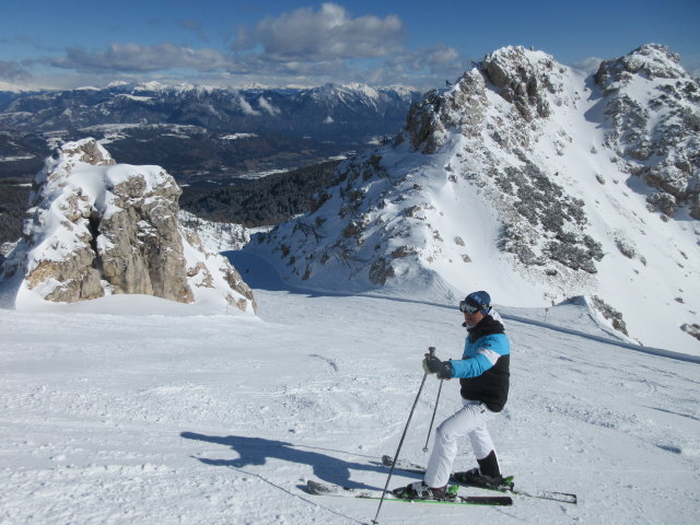 Frank auf der Schnittlauchkofel-Abfahrt
