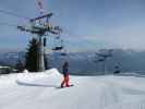 Markus auf der Piste 'Loischkopfbahn Berg - Einhornbahn II Berg'