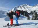 Markus und ich bei der Bergstation des Faregglifts, 1.682 m