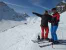 Markus und ich bei der Bergstation der Glattjochbahn, 1.976 m