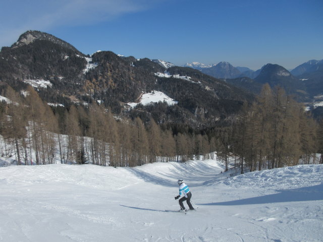 Sarah auf der Lärchgrabenpiste