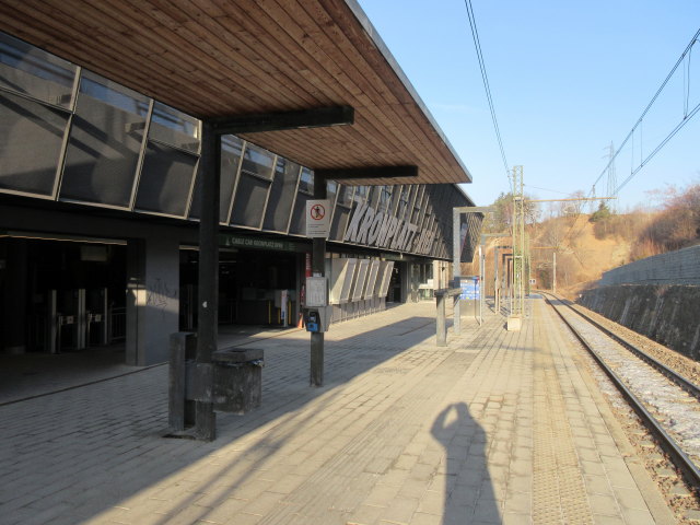 Talstation der Kabinenbahn Ried, 933 m (19. März)