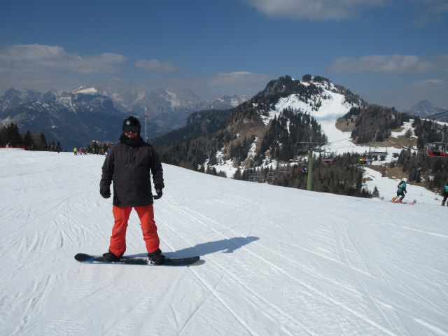 Markus auf der Piste Baldi (20. März)