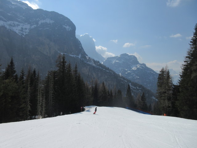 Markus auf der Piste Civetta (20. März)