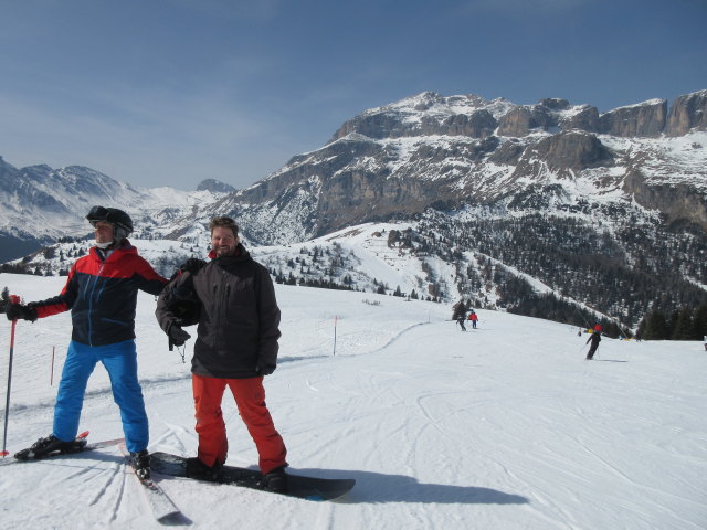 Ich und Markus auf der Piste Cherz I (21. März)