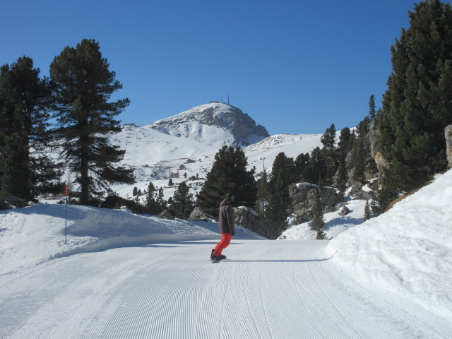 Markus auf der Piste Steinerne Stadt (22. März)