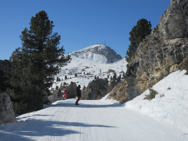 Markus auf der Piste Steinerne Stadt (22. März)