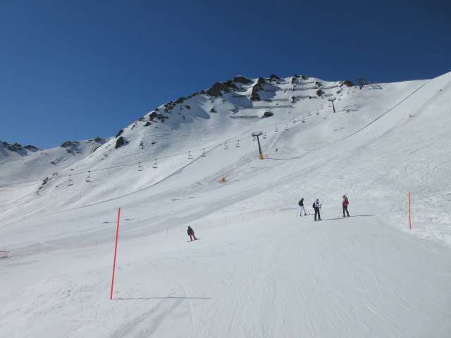 Markus auf der Piste Sella Brunech (22. März)