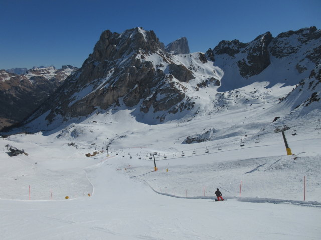Markus auf der Piste Sella Brunech (22. März)