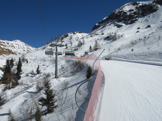 Piste Orsa Maggiore von der Sesselbahn Orsa Maggiore aus (22. März)