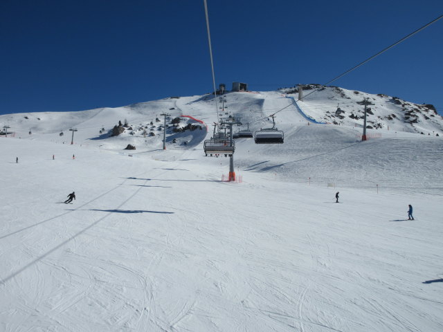 Piste Gherdecia von der Sesselbahn Kristiana aus (22. März)