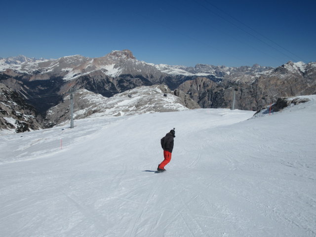 Markus auf der Piste Aquila (23. März)