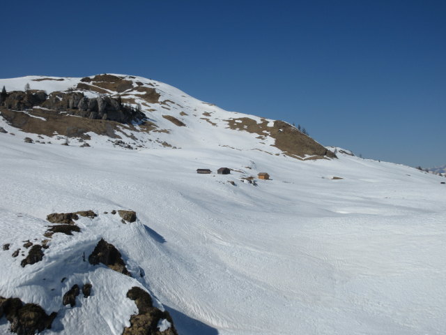 neben der Sesselbahn Mesola (24. März)