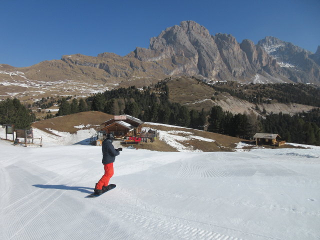 Markus auf der Piste Pitla Pela (25. März)