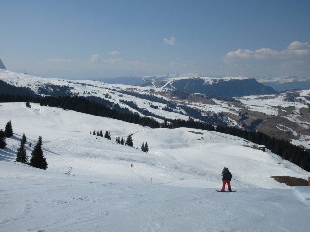 Markus auf der Piste Florian 1 (25. März)