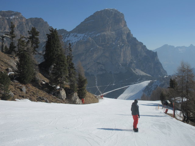 Markus auf der Piste Forcelles (26. März)