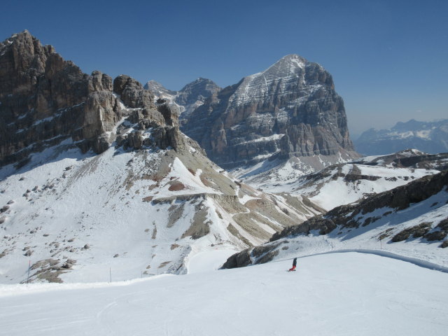Markus auf der Piste Lagazuoi (26. März)