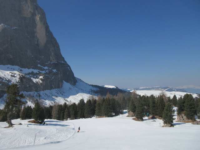 Markus auf der Piste Tramans (27. März)