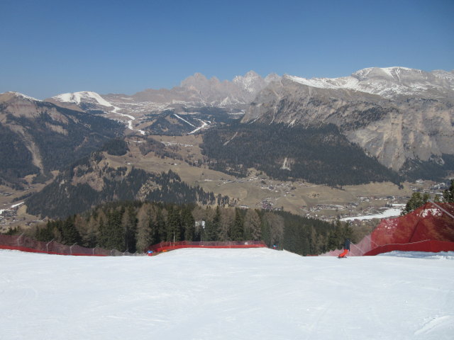 Markus auf der Piste Ciampinoi (27. März)