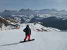 Markus auf der Piste Vallon (21. März)