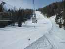 Piste Rutort von der Sesselbahn Campolongo aus (21. März)