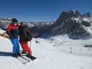 Ich und Markus auf der Piste Sella Brunech (22. März)