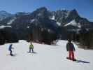 Markus auf der Piste Buffaure Panorama (22. März)