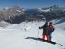 Markus und ich auf der Piste Busc (23. März)