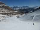 Markus auf der Piste Belvedere I (24. März)