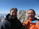 Markus und ich auf der Punta Rocca, 3.265 m (24. März)